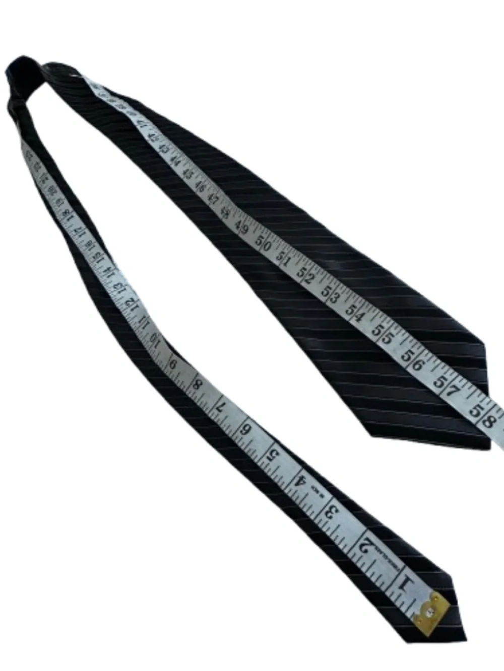 Calvin Klein Classic Black & Gray Pinstripe Silk Tie - Business/Formal Occasions